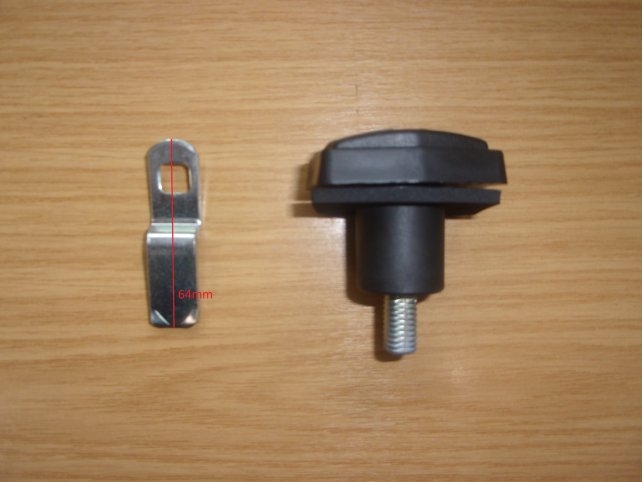 H2685646 GAS LOCKER HANDLE HEXAGONAL SHAPE