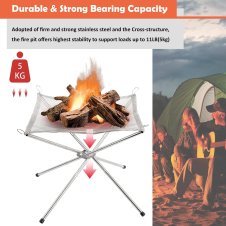 FIRE PIT WITH CARRY BAG -5056422666565