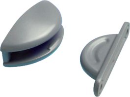 Genuine Hymer Campervan Door Retainers – White Thicker Type – Small Male & Female Set – OEM 2009145