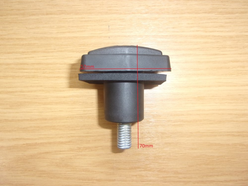 H2685646 GAS LOCKER HANDLE HEXAGONAL SHAPE