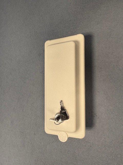 LOCKING REICH SHOWER FLAP JASMINE WHITE 216x94mm